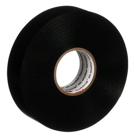 3M Scotchrap Vinyl Corrosion Protection Tape 50, 1 In X 100 Ft, Unprinted, Black 7000005811